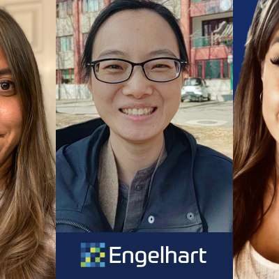 An image of all three women featured in the article.