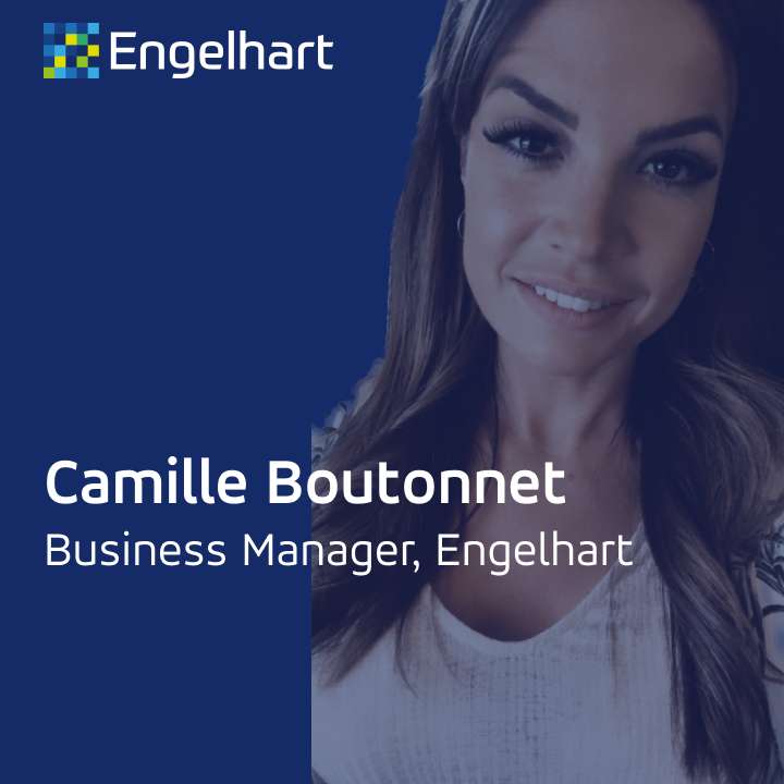 A picture of Camille Boutonnet who's the business manager at Engelhart