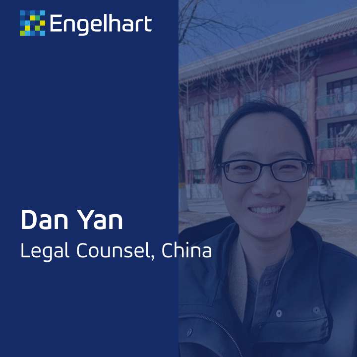 A picture of Dan Yan, the legal counsel in China.