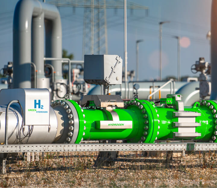 A hydrogen pipeline